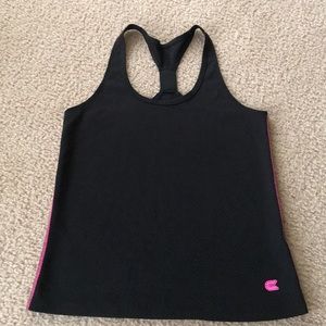 Black workout top